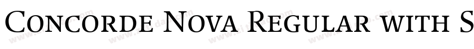 Concorde Nova Regular with Small Caps字体转换